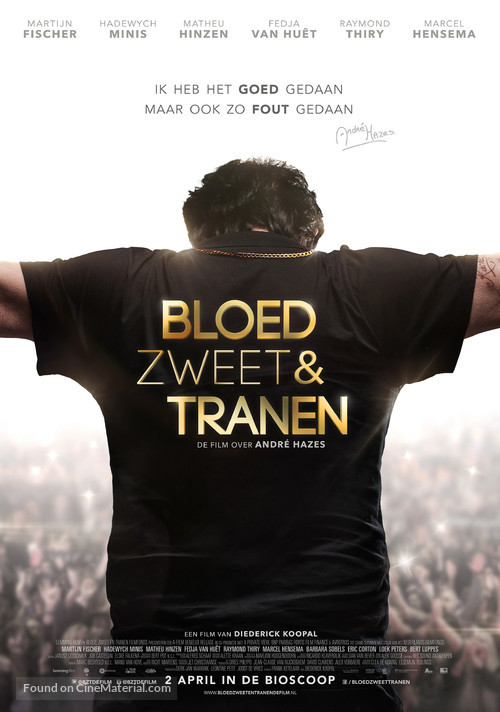 Bloed, Zweet en Tranen - Dutch Movie Poster