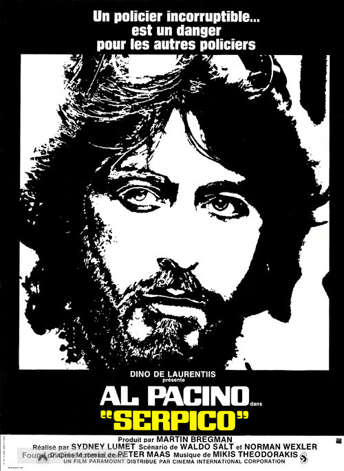 Serpico - French Movie Poster