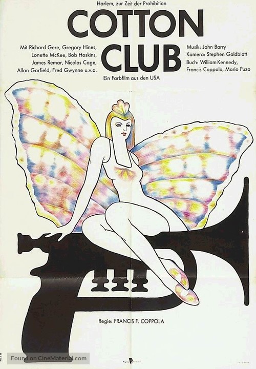 The Cotton Club - German Movie Poster