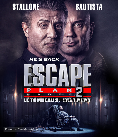 Escape Plan 2: Hades - Canadian Blu-Ray movie cover