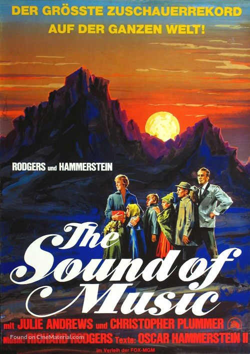 The Sound of Music - German Movie Poster