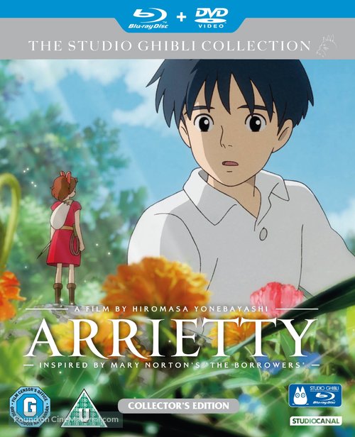 Kari-gurashi no Arietti - British Blu-Ray movie cover