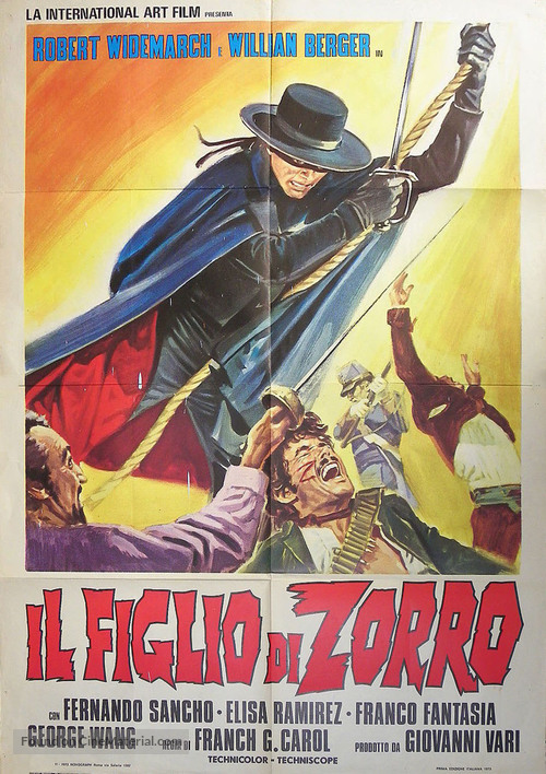 Il figlio di Zorro - Italian Movie Poster