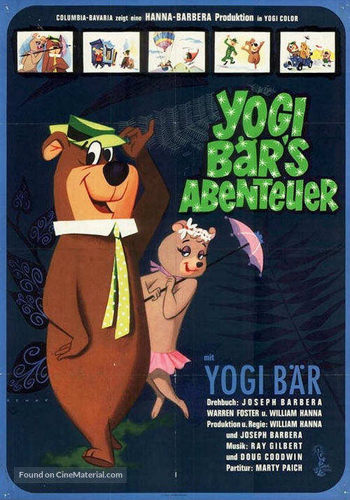 Hey There, It&#039;s Yogi Bear - German Movie Poster