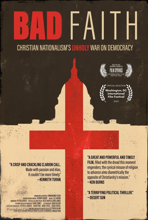 Bad Faith: Christian Nationalism&#039;s Unholy War on Democracy - Movie Poster