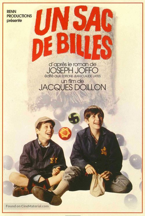 Un sac de billes - French VHS movie cover