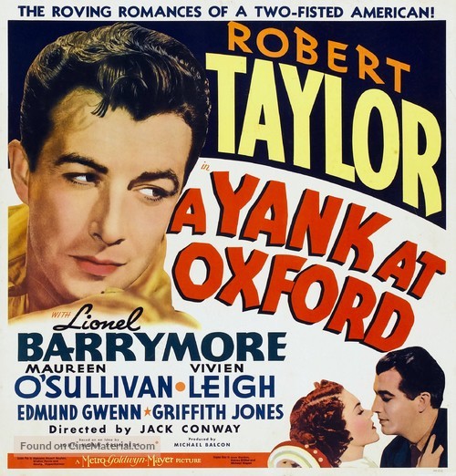 A Yank at Oxford - Movie Poster