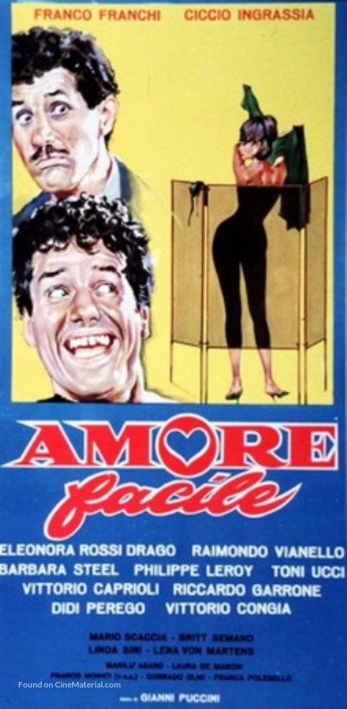 Amore facile - Italian Movie Poster