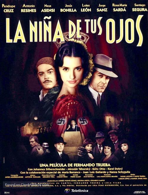 La ni&ntilde;a de tus ojos - Spanish Movie Poster