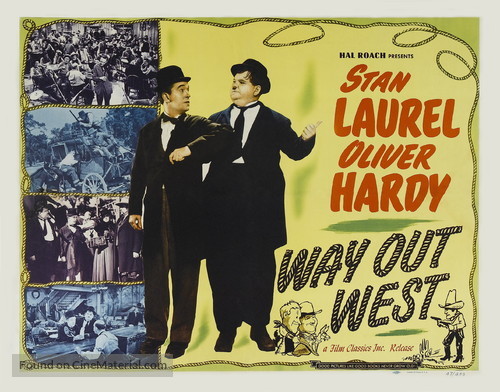 Way Out West - Re-release movie poster