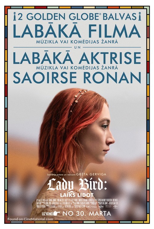 Lady Bird - Latvian Movie Poster