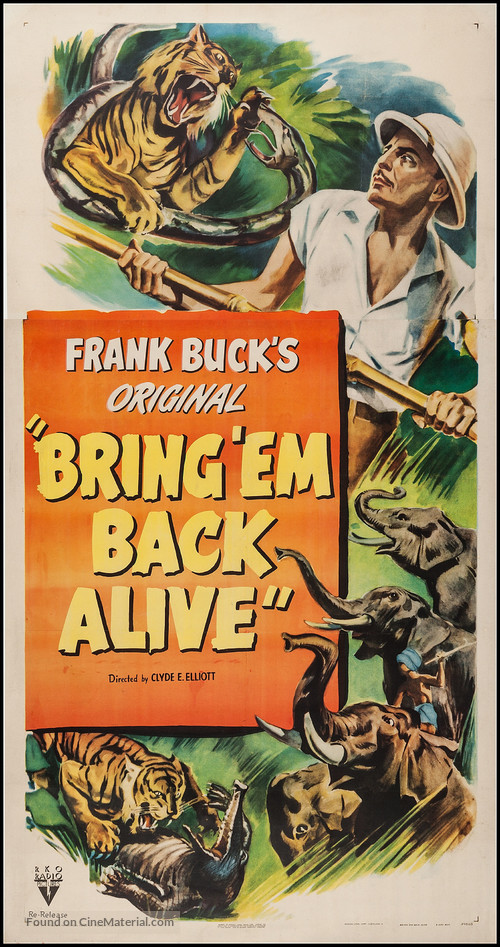 Bring &#039;Em Back Alive - Movie Poster