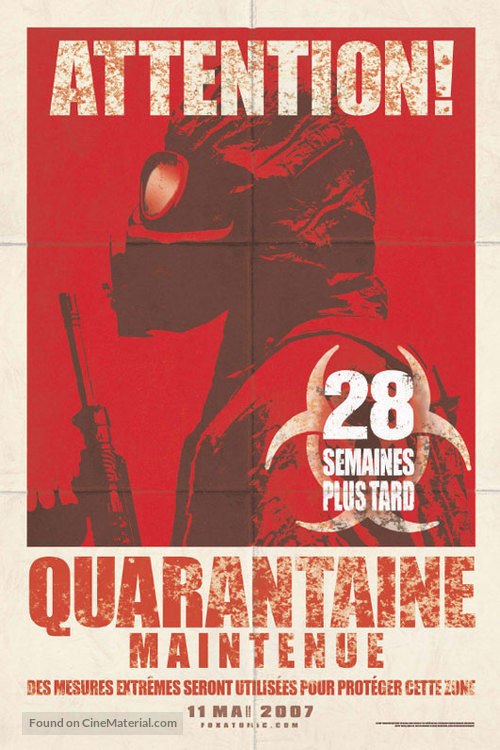 28 Weeks Later - French Teaser movie poster