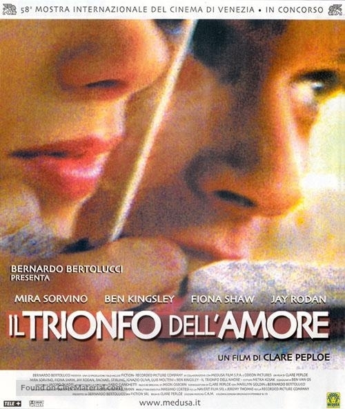 The Triumph of Love - Italian Movie Poster