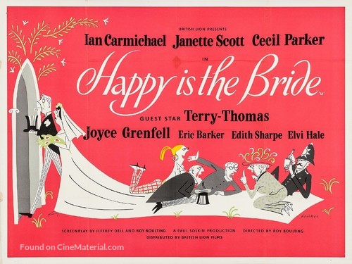 Happy Is the Bride - British Movie Poster