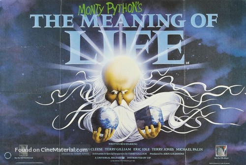 The Meaning Of Life - British Movie Poster