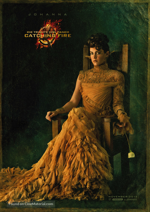 The Hunger Games: Catching Fire - German Movie Poster