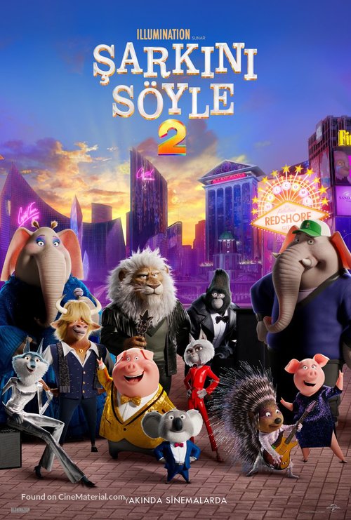 Sing 2 - Turkish Movie Poster
