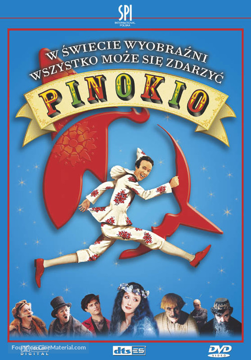 Pinocchio - Polish DVD movie cover