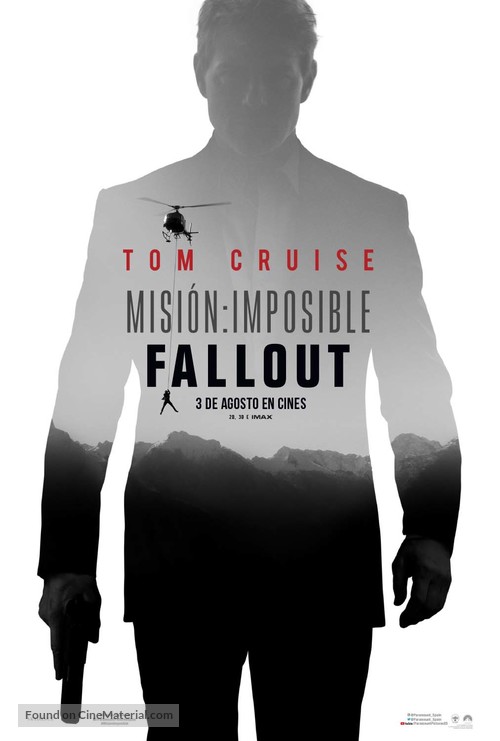 Mission: Impossible - Fallout - Spanish Movie Poster