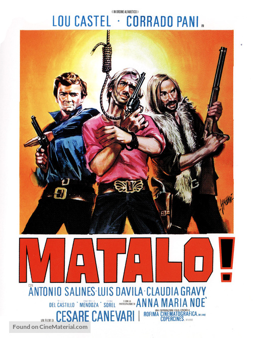 &iexcl;M&aacute;talo! - Italian Movie Poster