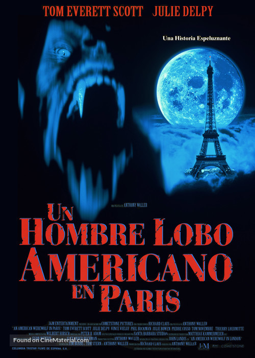 An American Werewolf in Paris - Spanish Movie Poster