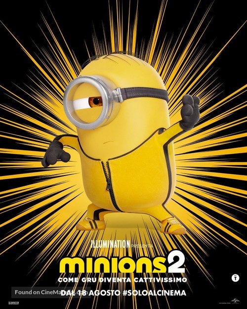 Minions: The Rise of Gru - Italian Movie Poster