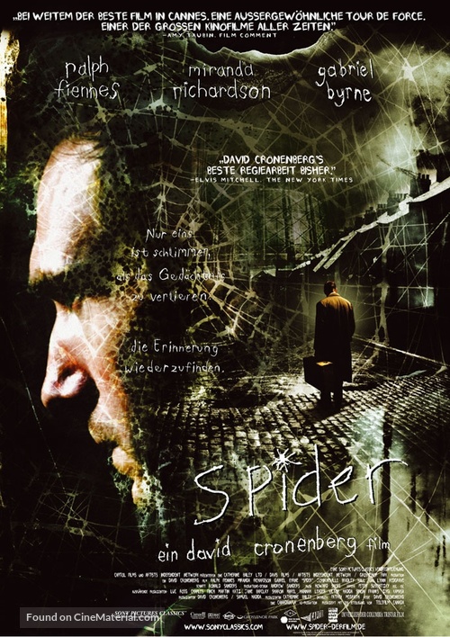 Spider - German Movie Poster