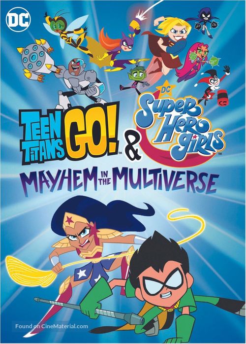 Teen Titans Go! &amp; DC Super Hero Girls: Mayhem in the Multiverse - DVD movie cover