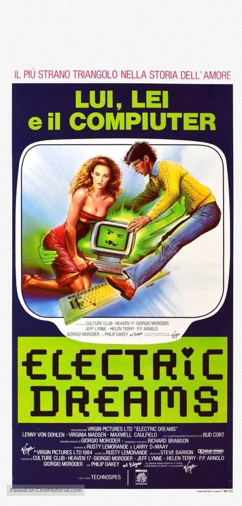 Electric Dreams - Italian Movie Poster