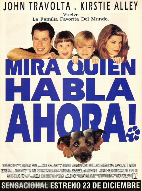 Look Who&#039;s Talking Now - Argentinian Movie Poster