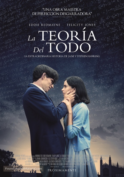The Theory of Everything - Argentinian Movie Poster