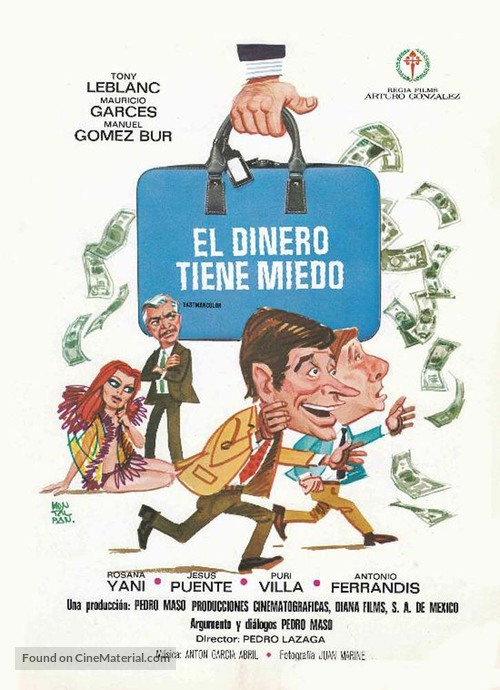 El dinero tiene miedo - Spanish Movie Poster