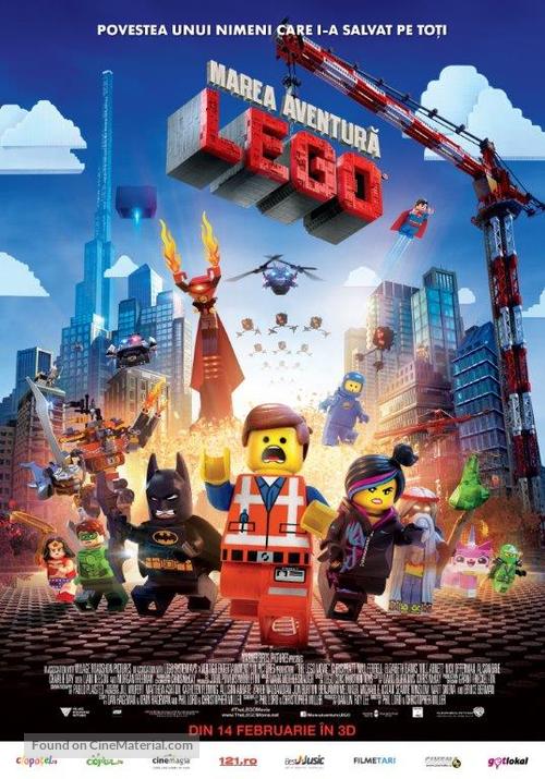 The Lego Movie - Romanian Movie Poster