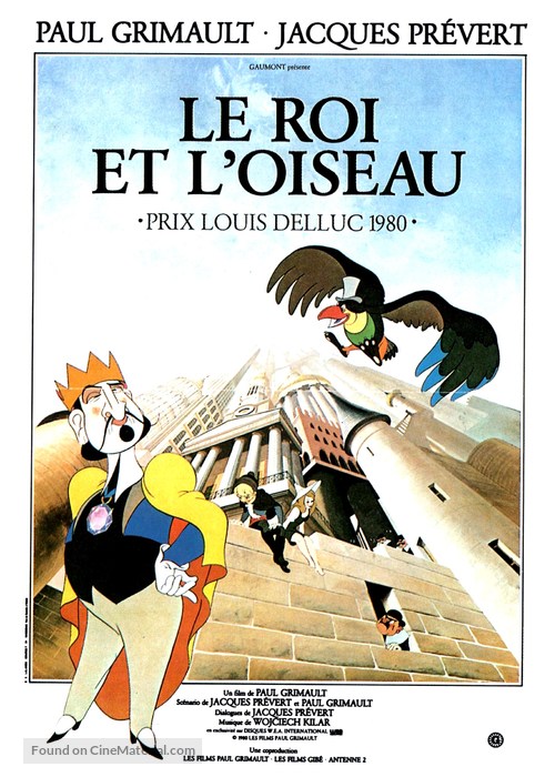 Le roi et l&#039;oiseau - French Movie Poster