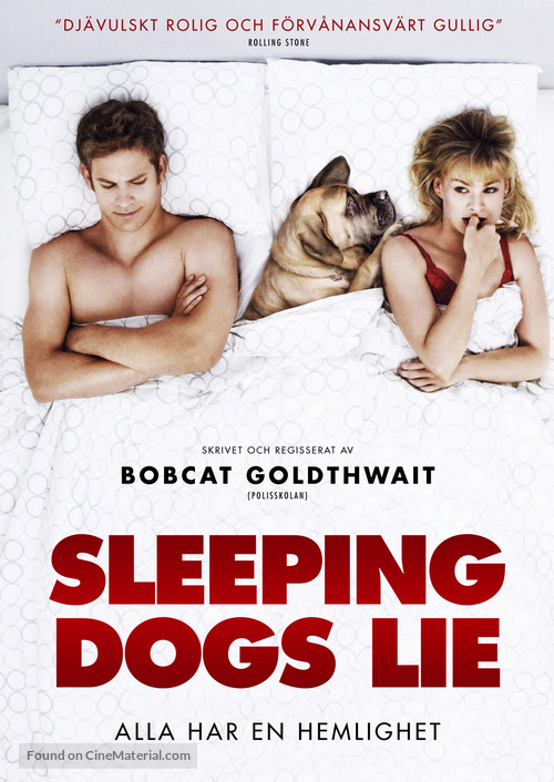 Sleeping Dogs Lie - Swedish DVD movie cover