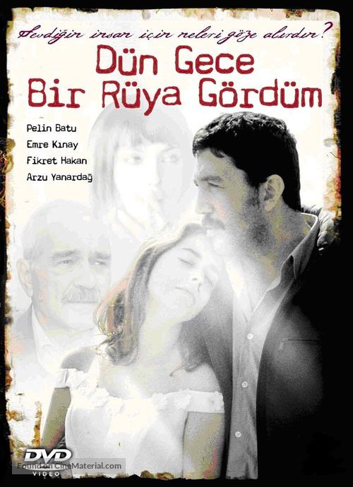 D&uuml;n gece bir r&uuml;ya g&ouml;rd&uuml;m - Turkish DVD movie cover