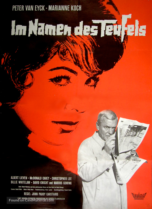 The Devil&#039;s Agent - German Movie Poster