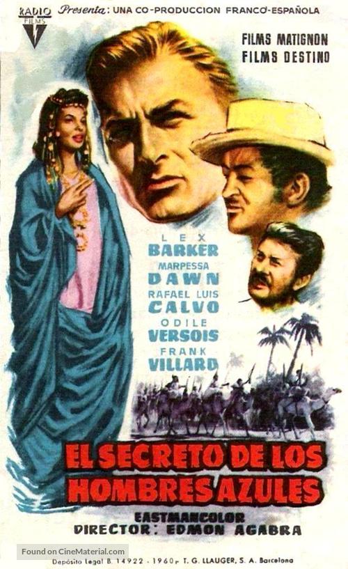 El secreto de los hombres azules - Spanish Movie Poster