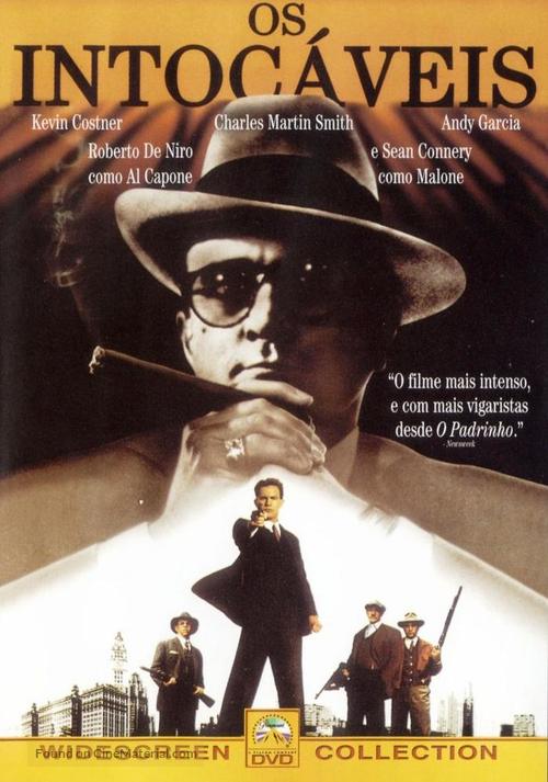 The Untouchables - Portuguese DVD movie cover