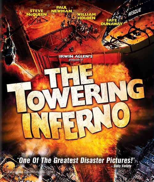 The Towering Inferno - Blu-Ray movie cover