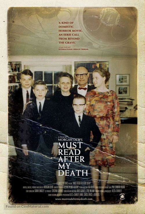 Must Read After My Death - Movie Poster
