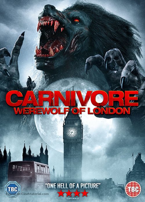 Carnivore: Werewolf of London - British Movie Cover