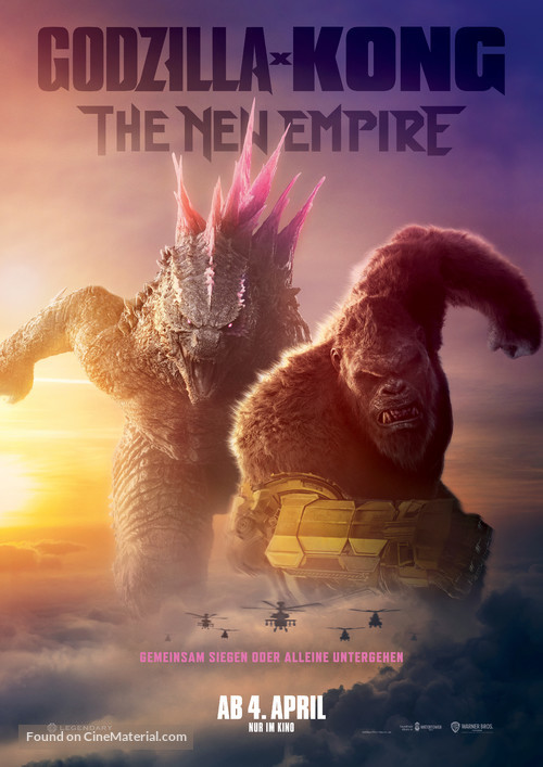 Godzilla x Kong: The New Empire - German Movie Poster
