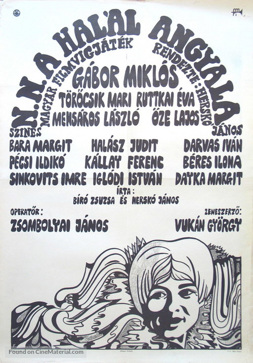 N.N. a hal&aacute;l angyala - Hungarian Movie Poster