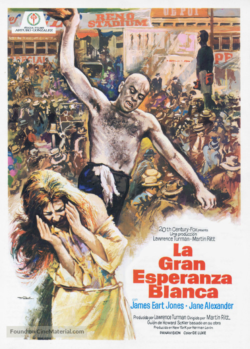 The Great White Hope - Spanish Movie Poster