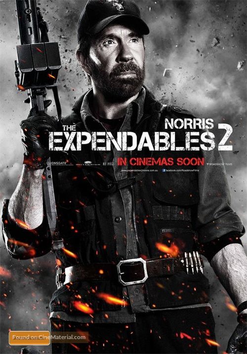 The Expendables 2 - Australian Movie Poster