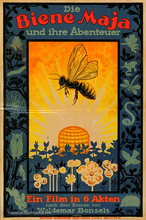 Die Biene Maja und ihre Abenteuer - German Movie Poster