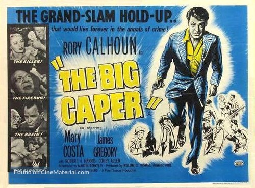 The Big Caper - British Movie Poster