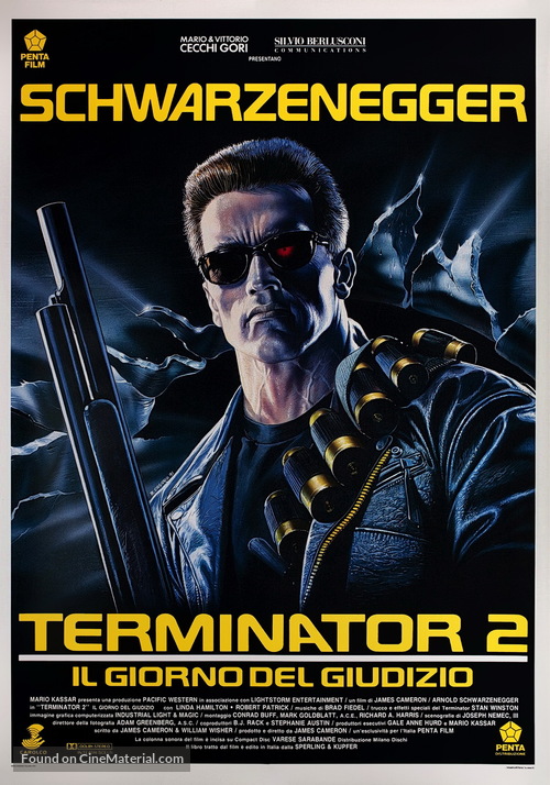 Terminator 2: Judgment Day - Italian Movie Poster